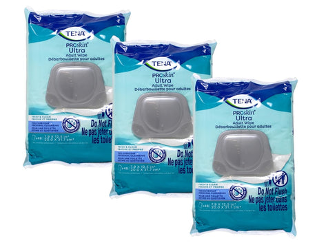 Tena ProSkin Ultra Adult Wipe, Unscented, 7.9" x 12.5"