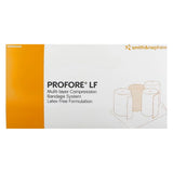 Profore LF, 4-Layer Compression Bandage System, 9 x 5.7 x 2.9", Self-Adherent / Tape Closure, Tan / White, Elastic / Fabric, NonSterile - 66020626-Single - LL Medico
