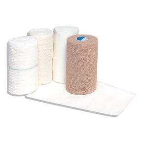 Profore LF, 4-Layer Compression Bandage System, 9 x 5.7 x 2.9", Self-Adherent / Tape Closure, Tan / White, Elastic / Fabric, NonSterile - 66020626-Single - LL Medico