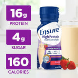 Ensure High Protein Nutrition Shake, Strawberry, 8 oz
