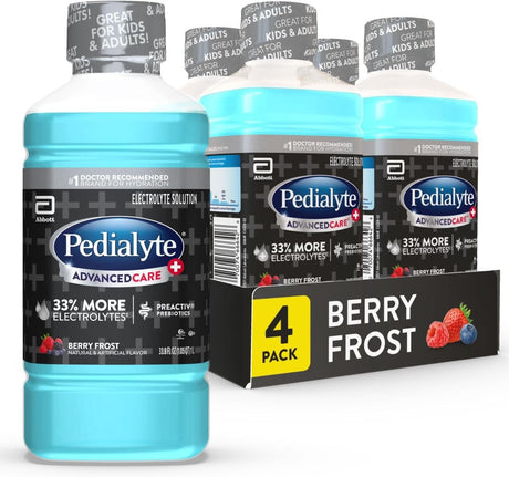 Pedialyte AdvancedCare Plus Electrolyte Solution, Berry Frost, 33.8 oz