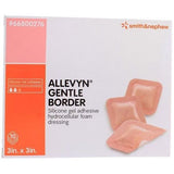 Allevyn Gentle Border Silicone Foam Dressing, 2 x 2 Inch