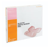 Allevyn Gentle Border Heel, Foam Dressing, 9 x 9.125", Pink, Hydrocellular Foam, Silicone Gel Adhesive, Sterile - 66800506-Single - LL Medico