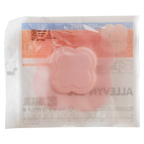 Smith & Nephew Allevyn Life Silicone Adhesive with Border Silicone Foam Dressing, 5¾ x 5¾ Inch