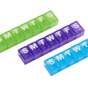 Ezy Dose Weekly Pill Planner, 7 Day, 1 Dose, Medium - 67005 - LL Medico
