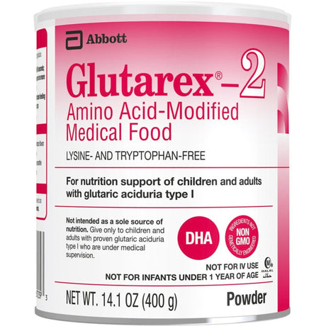 Glutarex-2 Amino Acid-Modified Medical Food Powder, Unflavored, 14.1 oz