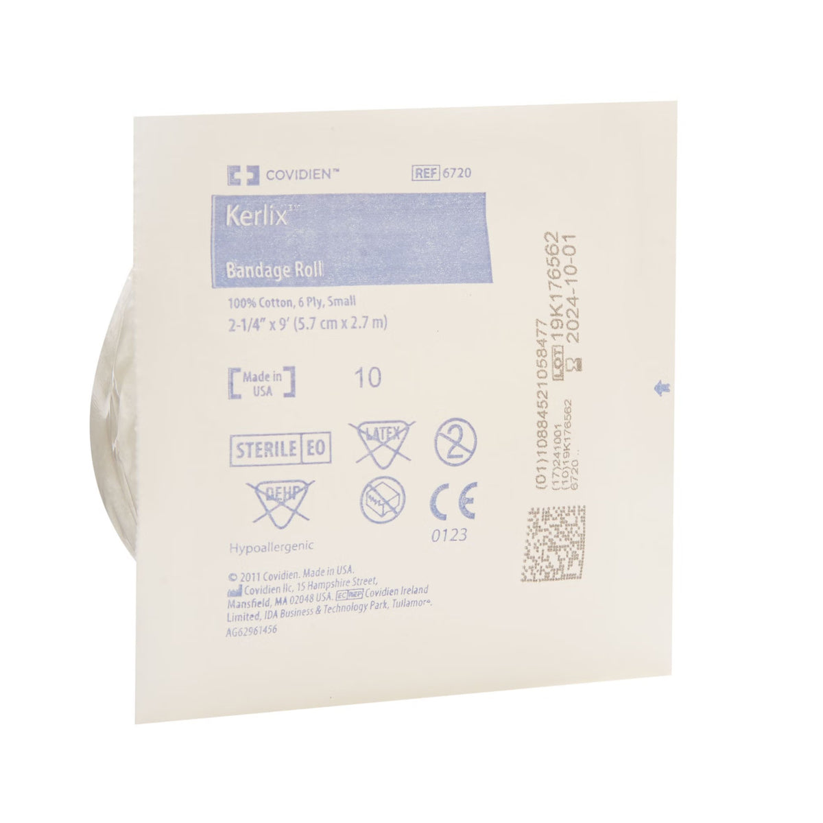 Cardinal Health Kerlix Sterile Fluff Bandage Roll, 2-1/4 Inch x 3 Yard, 6-Ply