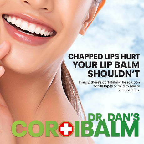 Dr. Dan's CortiBalm Lip Balm Treatment for Severe Chapped Lips, 0.15 oz