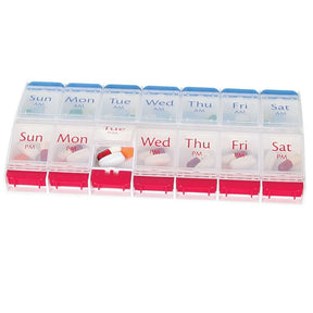 Ezy Dose 7-Day Pill Organizer, AM/PM, Extra Large - 67585 - LL Medico