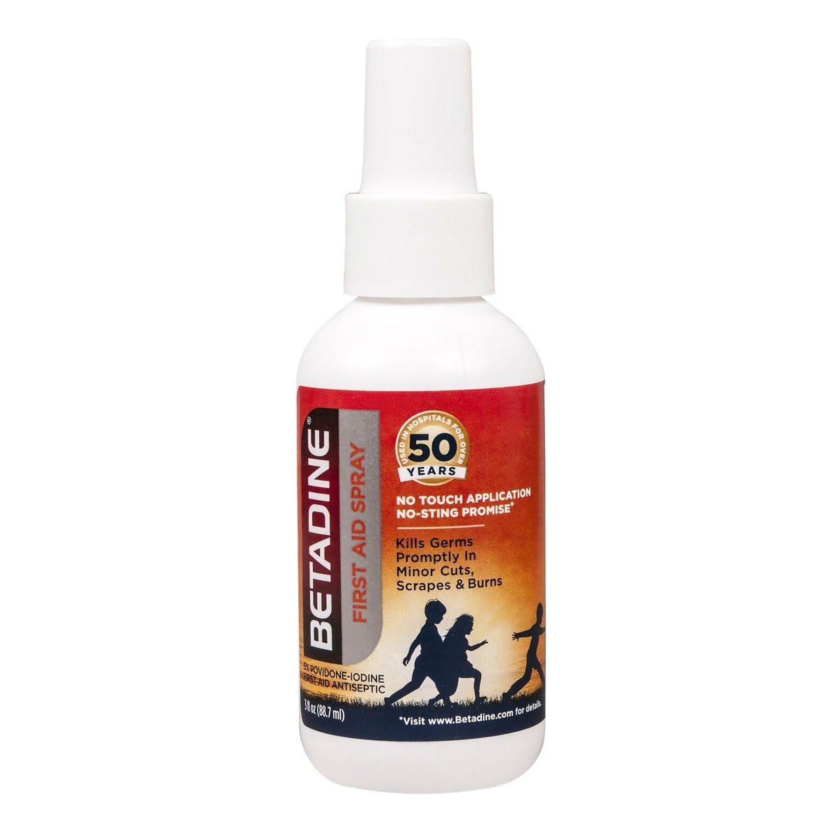 Betadine Povidone-Iodine, Antiseptic Topical Liquid, 3 oz Spray Bottle - 67618016003-Single - LL Medico