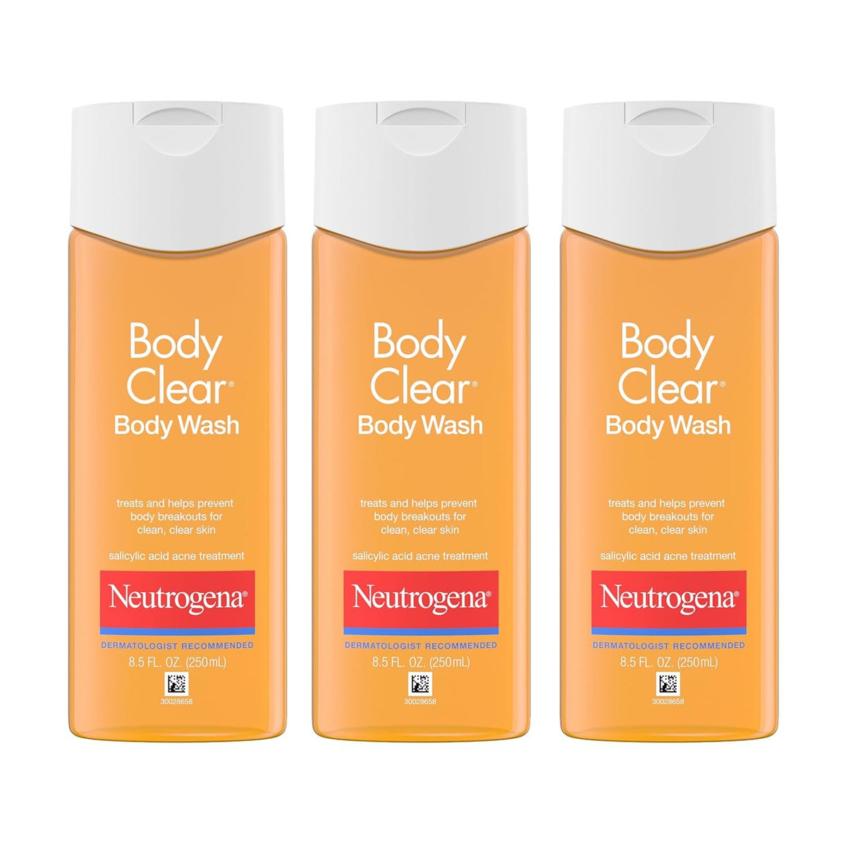 Neutrogena Body Clear Acne Body Wash Liquid, 8.5 fl oz