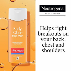 Neutrogena Body Clear Acne Body Wash Liquid, 8.5 fl oz