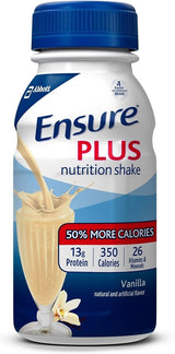Ensure Plus Therapeutic Nutrition Shake, Vanilla, 8 oz