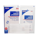 Dukal Sterile Gauze Sponge, 4 x 8 Inch, 12-Ply