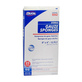 Dukal Sterile Gauze Sponge, 4 x 8 Inch, 12-Ply