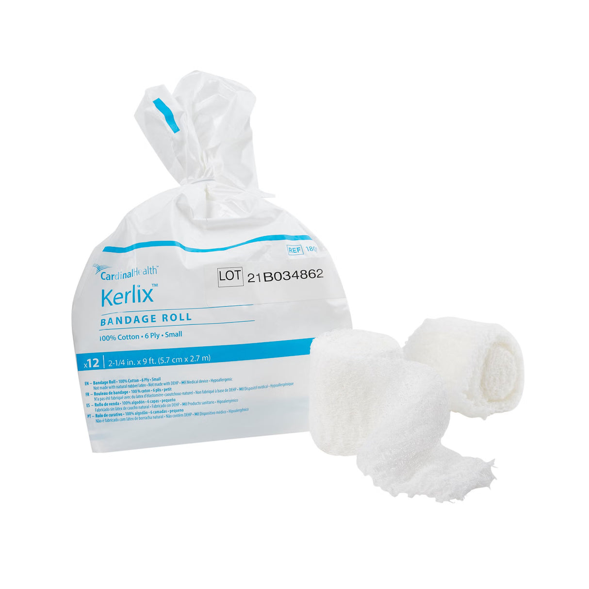 Kerlix Sterile Bandage Roll, 100% Cotton 6-Ply, 2 1/4" x 3 Yard - 1801 - LL Medico
