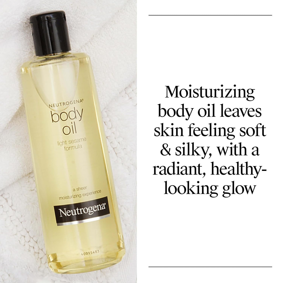 Neutrogena Body Oil, Light Sesame Formula, 8.5 fl oz