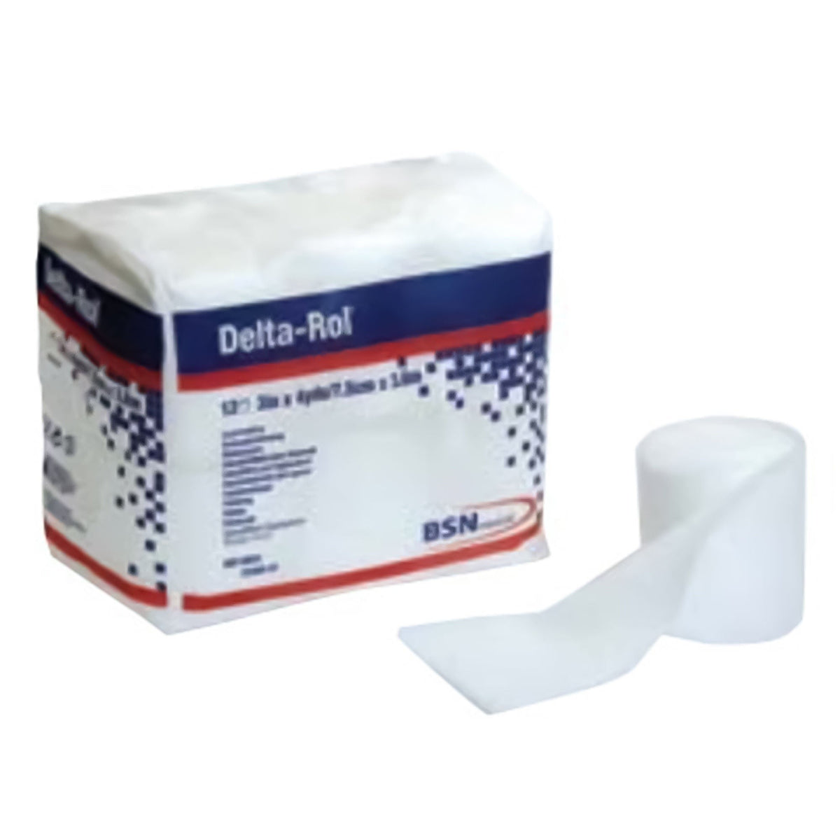Delta-Rol Undercast Cast Padding, White, Synthetic, NonSterile, 4 Yard - LL Medico