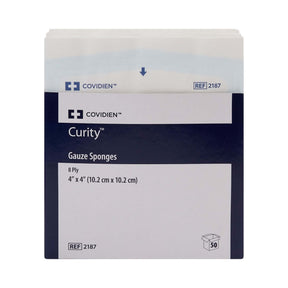 Curity Gauze Sponges 8-Ply Sterile, 4" x 4" - 2187 - LL Medico