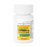 Geri-Care Adult Low Dose Aspirin, 81 mg, Enteric-Coated Tablet - 300 count - LL Medico