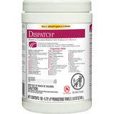 Dispatch with Bleach Surface Disinfectant Cleaner Wipes, Premoistened, Fruity Floral Bleach Scent, Nonsterile, 6.75" x 8" - 69150 - LL Medico