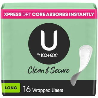 U by Kotex Panty Liners, Light Absorbency, Unscented