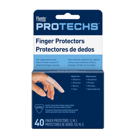 Flents Protechs Finger Protectors, Assorted Sizes, 40 Count