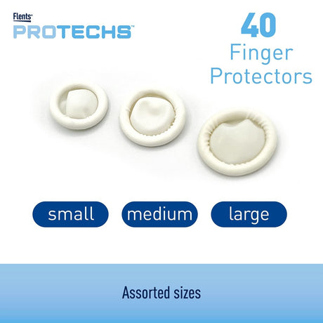 Flents Protechs Finger Protectors, Assorted Sizes, 40 Count