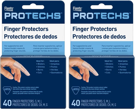 Flents Protechs Finger Protectors, Assorted Sizes, 40 Count