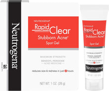 Neutrogena Rapid Clear Stubborn Acne Spot Gel, Maximum Strength, 1 oz