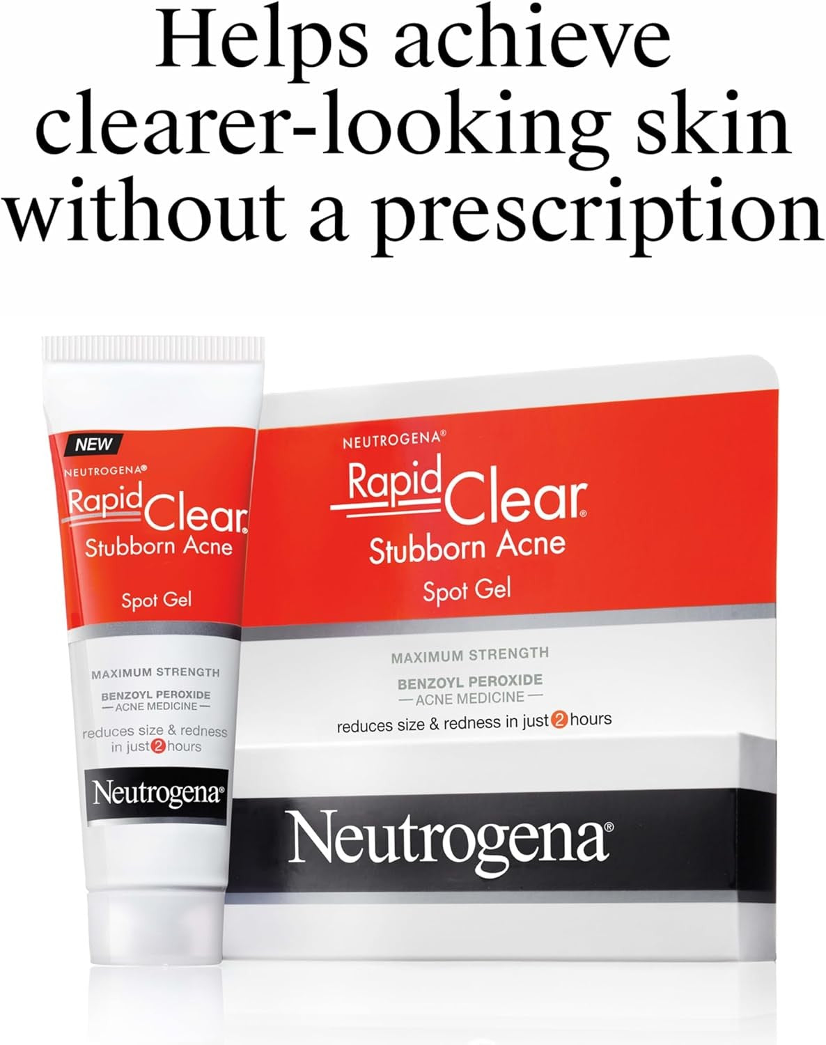 Neutrogena Rapid Clear Stubborn Acne Spot Gel, Maximum Strength, 1 oz
