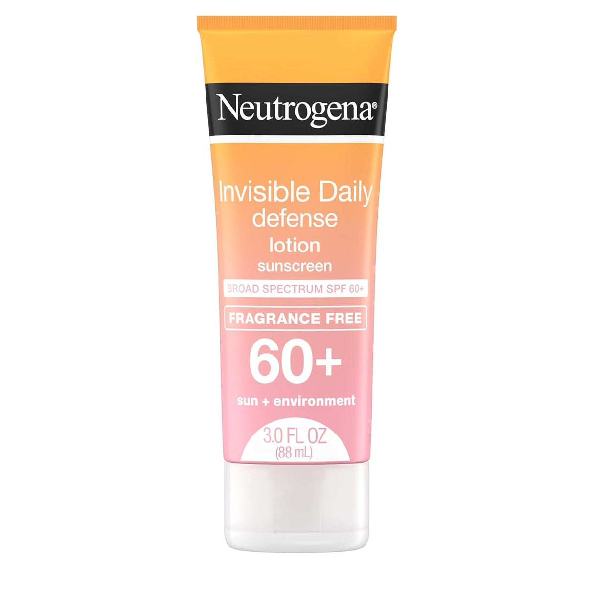 Neutrogena Invisible Daily Defense Sunscreen Lotion SPF 60+, Fragrance Free, 3 fl oz
