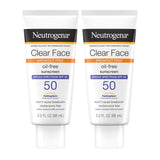 Neutrogena Clear Face Oil-Free Sunscreen Lotion, SPF 50, 3 fl oz