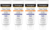 Neutrogena Clear Face Oil-Free Sunscreen Lotion, SPF 50, 3 fl oz