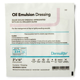 DermaRite Oil Emulsion Wound Dressing, 3 x 16 Inch