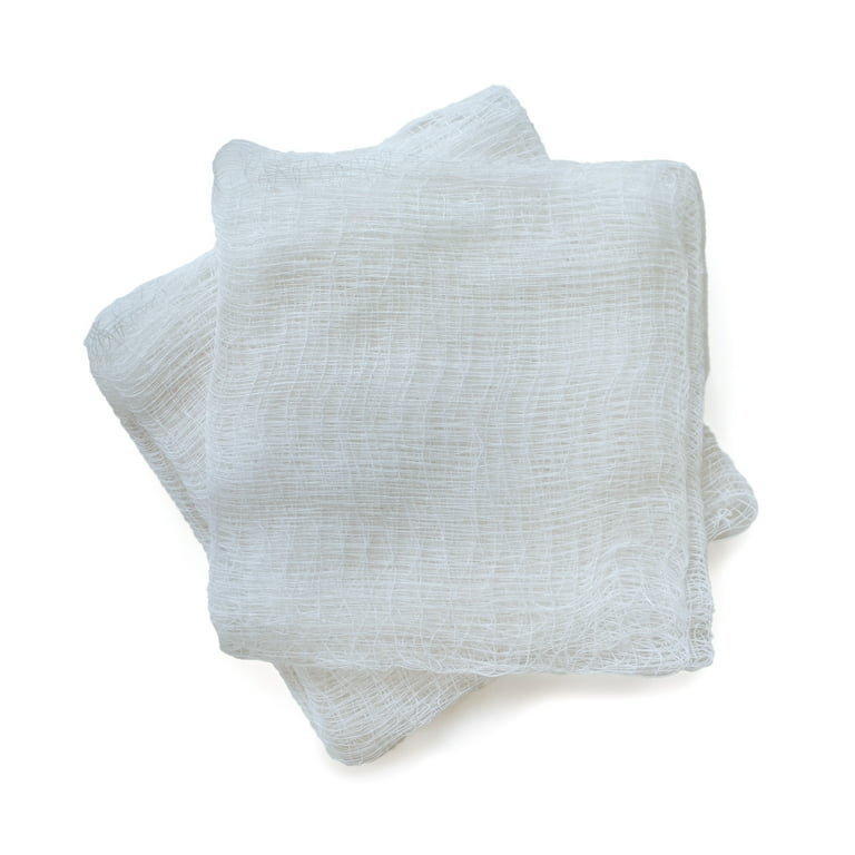CareStock Gauze Sponge, 4 x 4 in. 12-Ply, Medical-Grade Cotton Wound Dressing