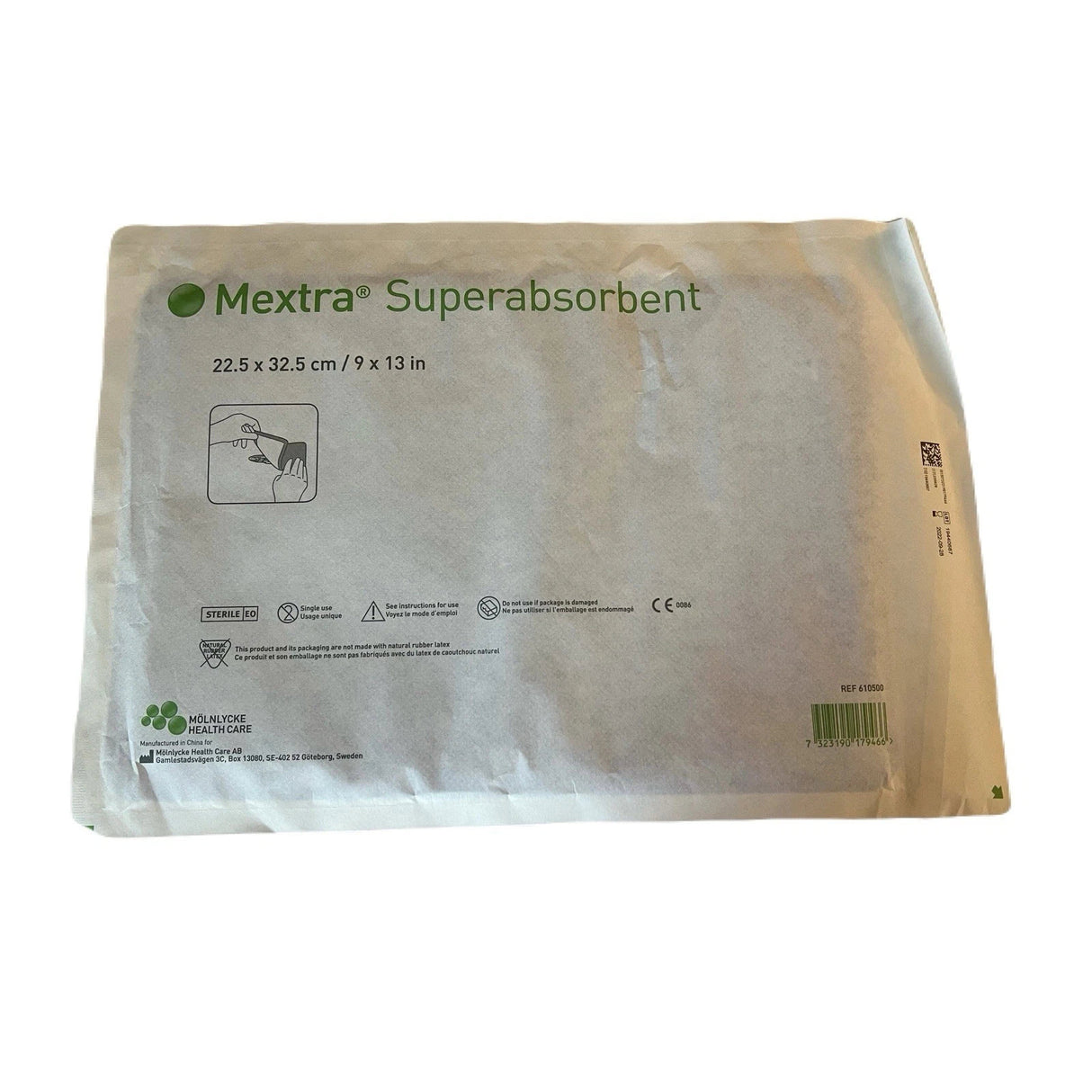 Mextra Superabsorbent Dressings, 9 x 13 Inch