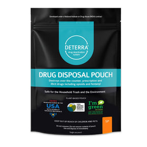 Deterra Drug Disposal Pouch, Small, 15 Pill Capacity - 7001-CASE - LL Medico
