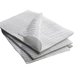 Graham Medical Procedure Towel, Nonsterile White, 17 x 18", 2-Ply Tissue / Poly Backing, Waffle Embossed, Non-Radiopaque - 70186N - LL Medico