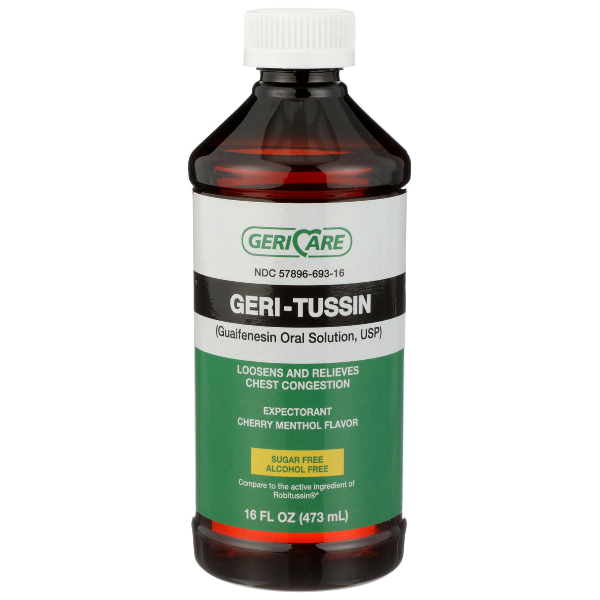 Geri-Care Geri-Tussin Expectorant Cough Relief Liquid