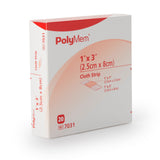 PolyMem Pink / White Adhesive Strip, 1 x 3 Inch