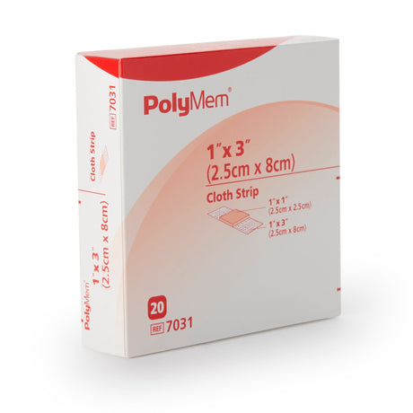 PolyMem Pink / White Adhesive Strip, 1 x 3 Inch
