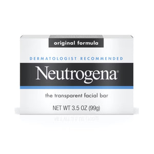 Neutrogena Original Formula Transparent Facial Bar, Unscented, 3.5 oz