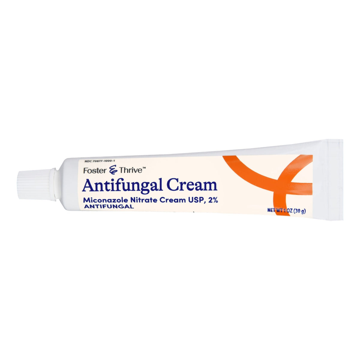 Foster & Thrive Antifungal Cream, Miconazole Nitrate 2%, 1 oz Tube - 70677100001 - LL Medico