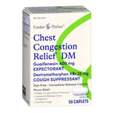Foster & Thrive Chest Congestion Relief DM, Guaifenesin 400 mg / Dextromethorphan HBr 20 mg, Tablet - 70677105501 - LL Medico