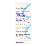 Foster & Thrive Children's Allergy Loratadine Oral Solution, 5 mg / 5 mL, Grape Flavor, 4 oz - 70677105801 - LL Medico