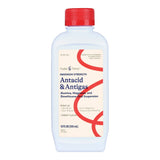 Foster & Thrive Maximum Strength Antacid & Antigas Liquid, Aluminum Hydroxide / Magnesium Hydroxide / Simethicone 400 mg-40 mg, 12 oz - 70677106501 - LL Medico