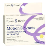 Foster & Thrive Less Drowsy Motion Sickness Tablets, Meclizine HCl 25 mg - 70677108801 - LL Medico