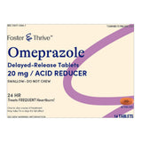 Foster & Thrive Omeprazole 20 mg Delayed Release Tablets - 70677109801 - LL Medico