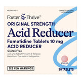 Foster & Thrive Original Strength Acid Reducer Famotidine Tablets, 10 mg - 70677110203 - LL Medico